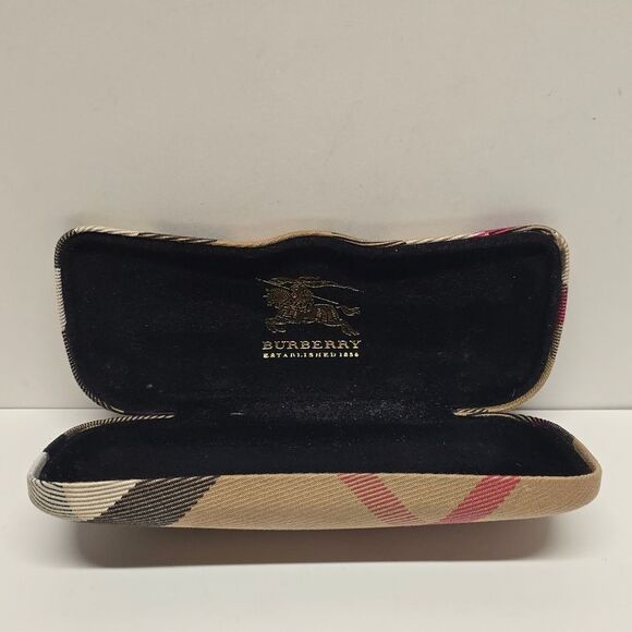 BURBERRY Nova Check Plaid Sunglasses Eyeglasses Case Only main image 6